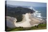 View of Beach and Salmon River, Cascade Head, Oregon, USA-Jamie & Judy Wild-Stretched Canvas