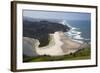 View of Beach and Salmon River, Cascade Head, Oregon, USA-Jamie & Judy Wild-Framed Photographic Print