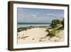 View of Beach and Sea of Zanj, Ihla Das Rolas, Mozambique-Alida Latham-Framed Photographic Print