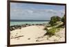 View of Beach and Sea of Zanj, Ihla Das Rolas, Mozambique-Alida Latham-Framed Photographic Print