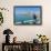 View of beach and telescope on a sunny day from Brighton Palace Pier, Brighton, East Sussex-Frank Fell-Framed Photographic Print displayed on a wall