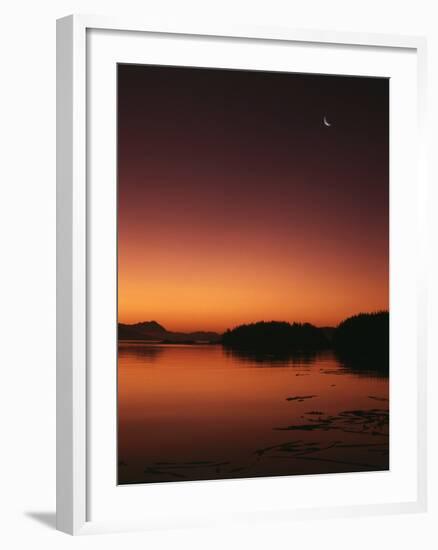 View of Beach at Dawn, Vancouver Island, British Columbia-Stuart Westmorland-Framed Premium Photographic Print