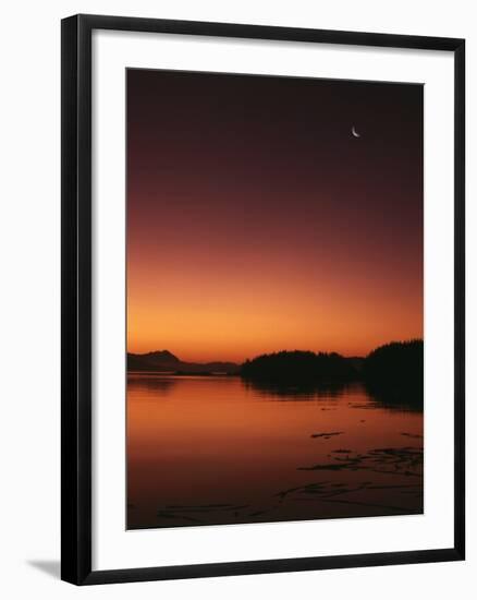 View of Beach at Dawn, Vancouver Island, British Columbia-Stuart Westmorland-Framed Premium Photographic Print