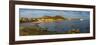 View of beach at sunset in Golfo Aranci, Sardinia, Italy, Mediterranean, Europe-Frank Fell-Framed Photographic Print