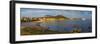 View of beach at sunset in Golfo Aranci, Sardinia, Italy, Mediterranean, Europe-Frank Fell-Framed Photographic Print