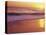 View of Beach at Sunset, Near Santa Cruz, California, USA-Stuart Westmoreland-Stretched Canvas