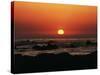 View of Beach at Sunset, Pacific Grove, Monterey Peninsula, California, USA-Stuart Westmorland-Stretched Canvas