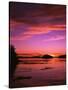 View of Beach at Sunset, Vancouver Island, British Columbia-Stuart Westmorland-Stretched Canvas