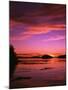 View of Beach at Sunset, Vancouver Island, British Columbia-Stuart Westmorland-Mounted Premium Photographic Print