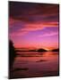 View of Beach at Sunset, Vancouver Island, British Columbia-Stuart Westmorland-Mounted Photographic Print