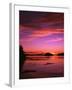 View of Beach at Sunset, Vancouver Island, British Columbia-Stuart Westmorland-Framed Photographic Print