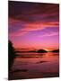 View of Beach at Sunset, Vancouver Island, British Columbia-Stuart Westmorland-Mounted Photographic Print