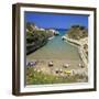 View of Beach, Canal D`Amour, Sidari, North Coast, Corfu, Ionian Islands, Greek Islands, Greece-Stuart Black-Framed Photographic Print
