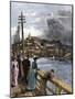 View of Beacon Hill From West Boston Bridge, 1890s-null-Mounted Giclee Print