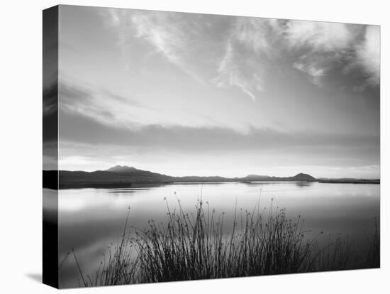 View of Bear River at Dusk, Cache Valley, Great Basin, Utah, USA-Scott T. Smith-Stretched Canvas