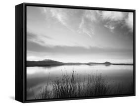 View of Bear River at Dusk, Cache Valley, Great Basin, Utah, USA-Scott T. Smith-Framed Stretched Canvas