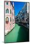 View of Beautiful Venice Canal with Houses Standing in Water-LuckyPhoto-Mounted Photographic Print