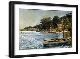 View of Bebek Near Constantinople, 1872-Jan Matejko-Framed Premium Giclee Print