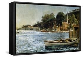 View of Bebek Near Constantinople, 1872-Jan Matejko-Framed Stretched Canvas