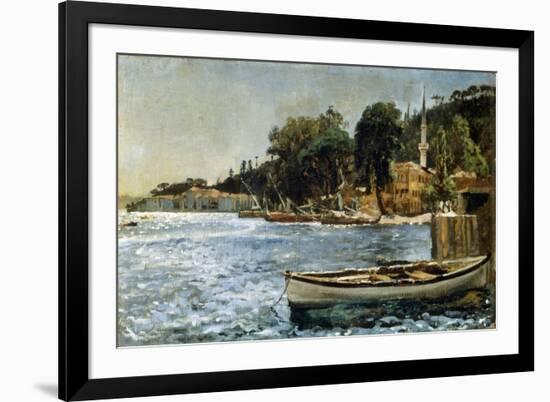 View of Bebek Near Constantinople, 1872-Jan Matejko-Framed Giclee Print