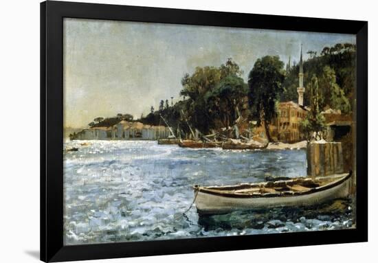 View of Bebek Near Constantinople, 1872-Jan Matejko-Framed Giclee Print