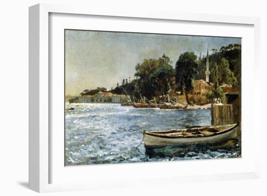 View of Bebek Near Constantinople, 1872-Jan Matejko-Framed Giclee Print