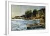 View of Bebek Near Constantinople, 1872-Jan Matejko-Framed Giclee Print