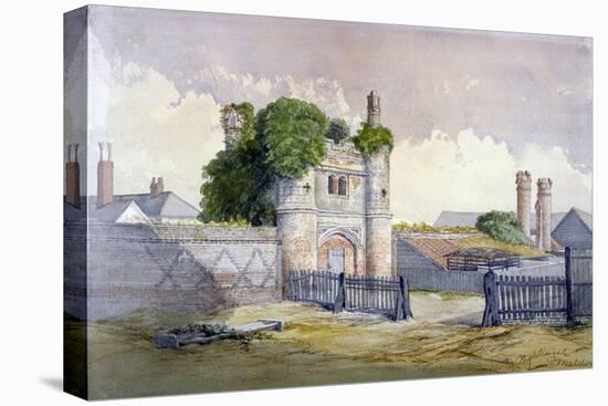 View of Beckingham Hall Near Withham, Essex, 1869-R Nightingale-Stretched Canvas