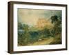 View of Belvoir Castle, 1816-J. M. W. Turner-Framed Giclee Print