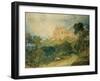 View of Belvoir Castle, 1816-J. M. W. Turner-Framed Giclee Print