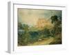 View of Belvoir Castle, 1816-J. M. W. Turner-Framed Giclee Print