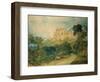 View of Belvoir Castle, 1816-J. M. W. Turner-Framed Giclee Print