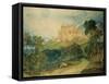 View of Belvoir Castle, 1816-J. M. W. Turner-Framed Stretched Canvas