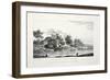 View of Beresford White House, Hackney Marsh, Hackney, London, 1830-Edward Duncan-Framed Giclee Print