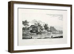 View of Beresford White House, Hackney Marsh, Hackney, London, 1830-Edward Duncan-Framed Giclee Print