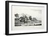 View of Beresford White House, Hackney Marsh, Hackney, London, 1830-Edward Duncan-Framed Giclee Print