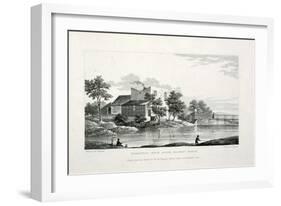 View of Beresford White House, Hackney Marsh, Hackney, London, 1830-Edward Duncan-Framed Giclee Print