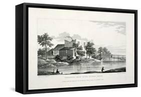 View of Beresford White House, Hackney Marsh, Hackney, London, 1830-Edward Duncan-Framed Stretched Canvas