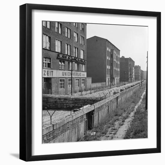 View of Berlin Wall-null-Framed Photographic Print