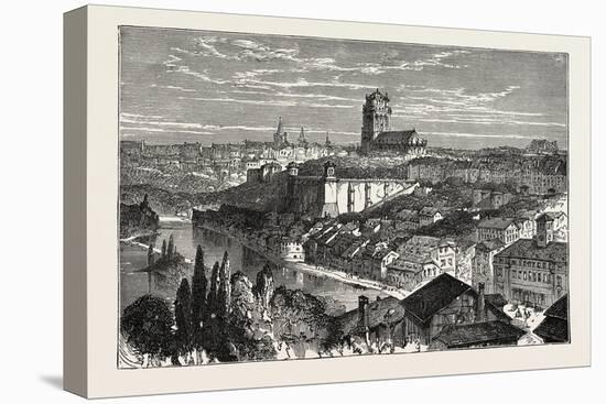 View of Berne, the Federal Capital of Switzerland-null-Stretched Canvas