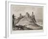 View of Berwick Castle, Berwick-Upon-Tweed, Engraved by Villain-Francois Alexandre Pernot-Framed Giclee Print