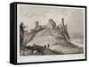 View of Berwick Castle, Berwick-Upon-Tweed, Engraved by Villain-Francois Alexandre Pernot-Framed Stretched Canvas