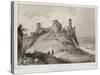 View of Berwick Castle, Berwick-Upon-Tweed, Engraved by Villain-Francois Alexandre Pernot-Stretched Canvas