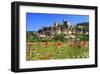 View of Beynac Castle in Beynac-et-Cazenac on Dordogne River-null-Framed Art Print