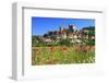 View of Beynac Castle in Beynac-et-Cazenac on Dordogne River-null-Framed Art Print