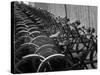 View of Bicycles from a Story Concerning Italy-Thomas D^ Mcavoy-Stretched Canvas