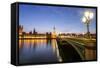 View of Big Ben and Palace of Westminster-Roberto Moiola-Framed Stretched Canvas