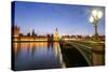 View of Big Ben and Palace of Westminster-Roberto Moiola-Stretched Canvas