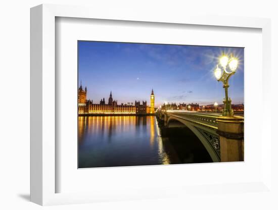 View of Big Ben and Palace of Westminster-Roberto Moiola-Framed Photographic Print