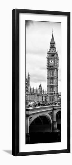 View of Big Ben from across the Westminster Bridge - London - England - UK - Door Poster-Philippe Hugonnard-Framed Photographic Print